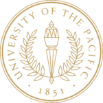 University of the pacific official logo in yellow color
