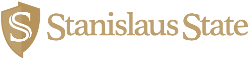 Stanislaus State official logo in yellow color
