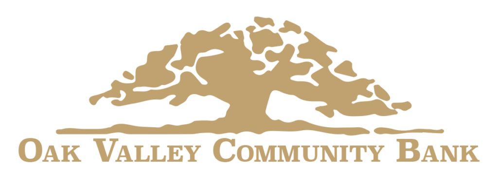 Oak Valley Community Bank Official logo in yellow color