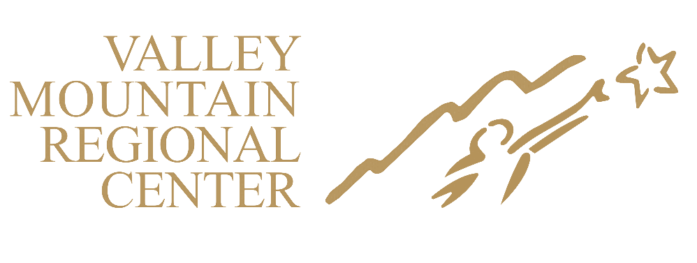Valley Mountain Regional Center official logo in yellow color
