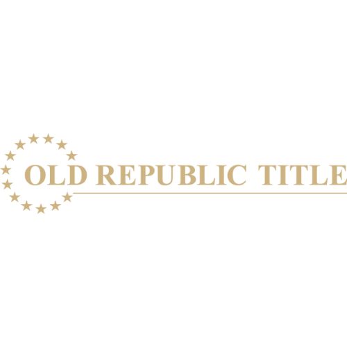 Old republic title logo on white background